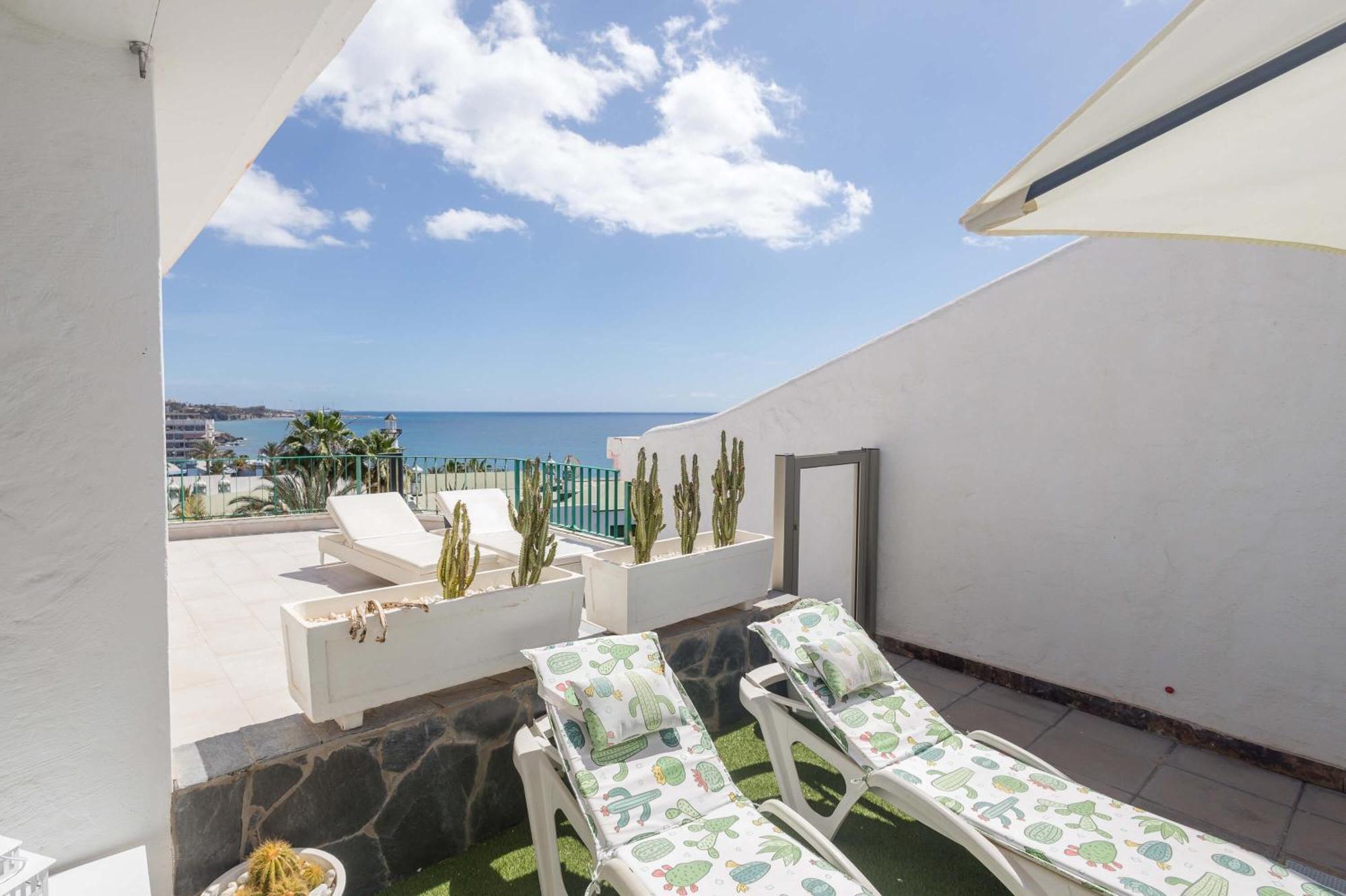 Appartement Playa Del Aguila Con Terraza Solarium *